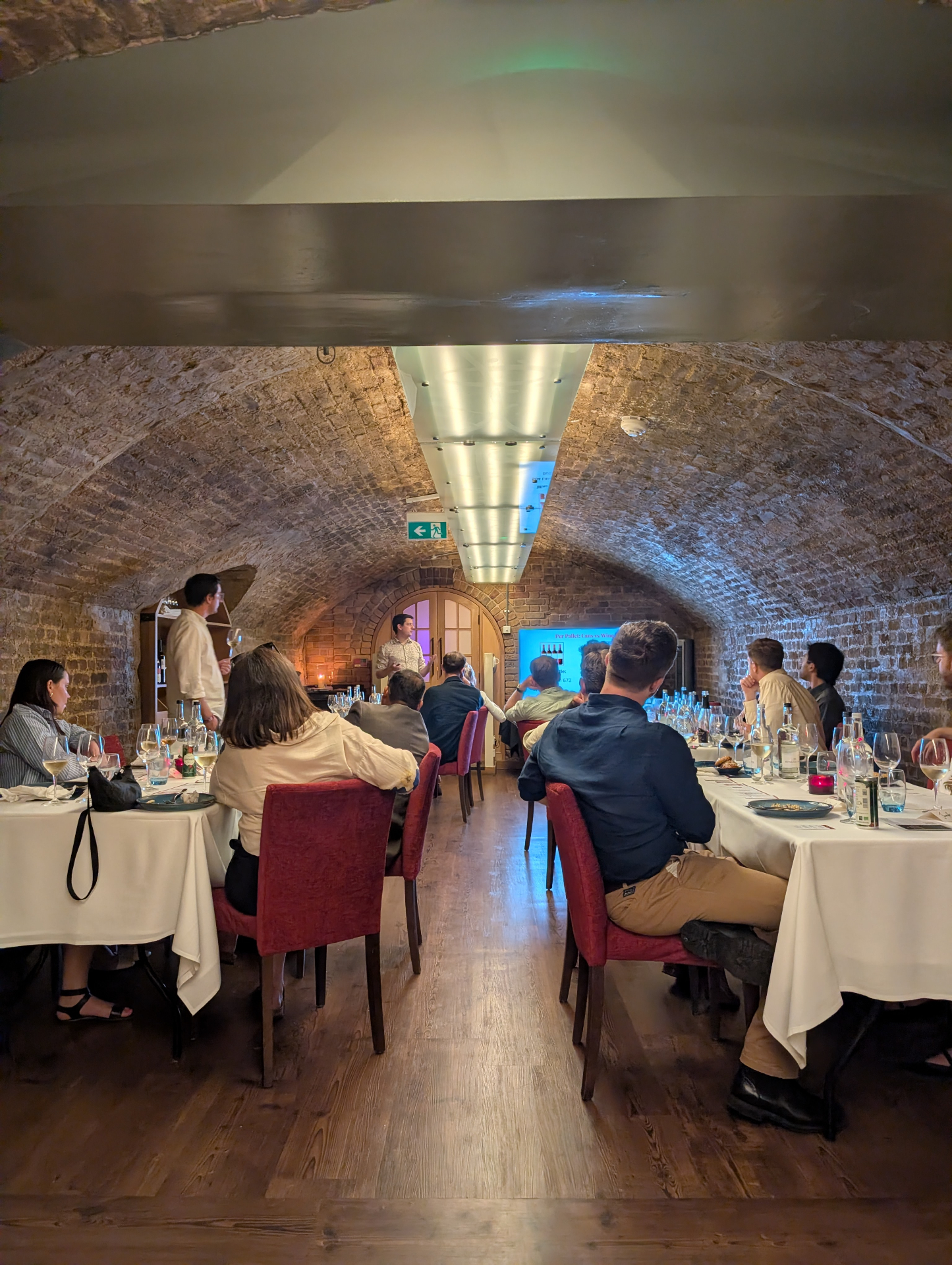 Wine tasting evening in the cellar