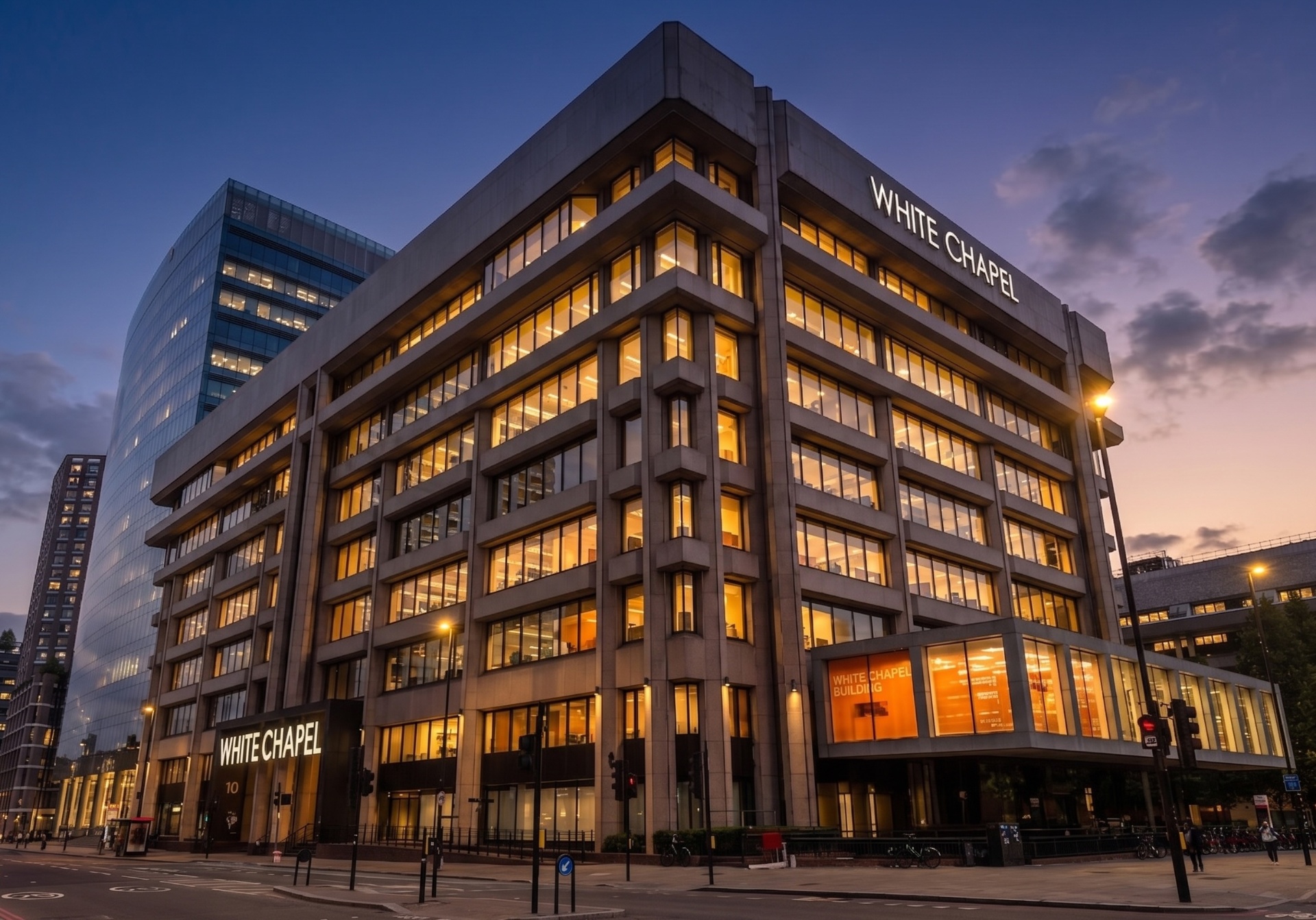 The White Chapel Building, our new home