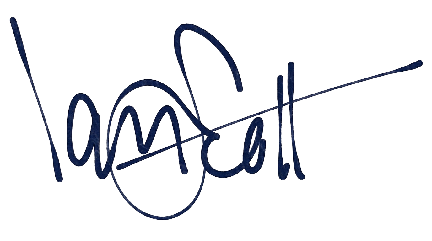 Iain Scott signature